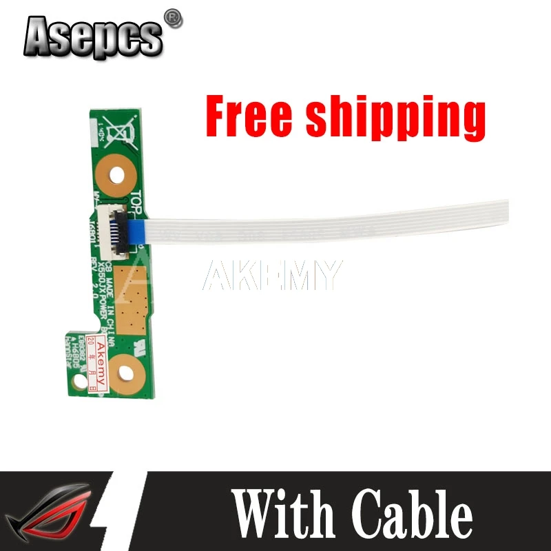 Оригинальная плата кнопки питания с кабелем для For Asus Y581C X552C X552L X550LD X550CL X550L X550 X550V