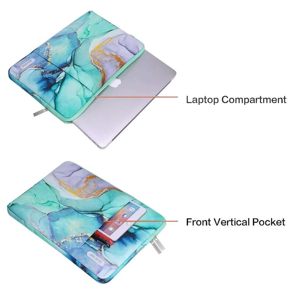 Capa Impermeável do Bolsa do Portátil para Macbook Air Pro hp Acer Xiaomi Asus e Lenovo 11 12 13.3 14 15 15.6 Inch Notebook Case - Imagem 4