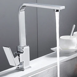 Kitchen Faucet 360 Degree Rotating Hot and Cold Water Faucet Single Lever Kitchen Faucet Kitchen Sink Faucet