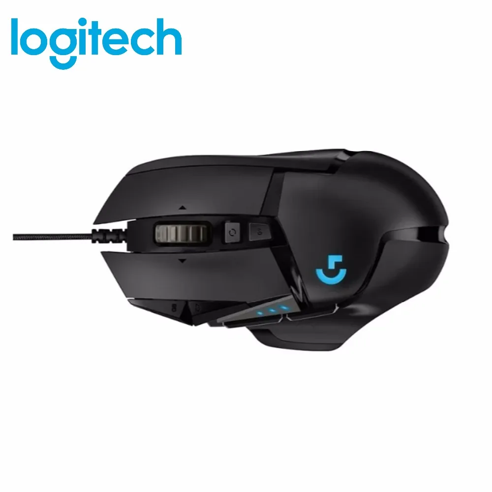 Оригинальная игровая мышь logitech G502 Hero master, полноразмерное обновление двигателя Hero engine 16000 dpi, RGB блики, G502 RGB обновление