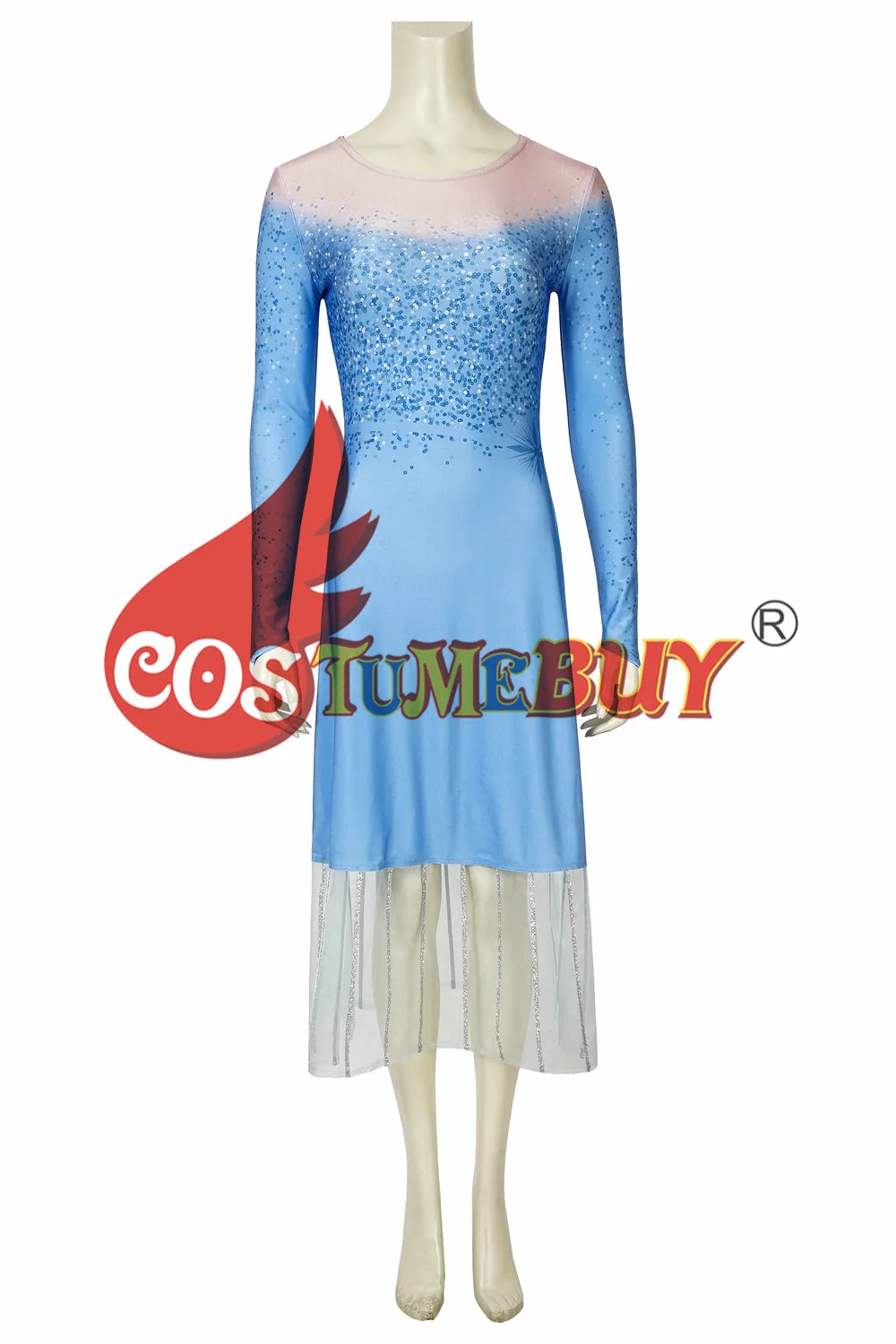 Costumebuy/Снежная королева; Принцесса Эльза; карнавальный костюм на Хэллоуин; Disfraz; платье Эльзы и Анны; ботинки; наряд; костюм для взрослых девочек