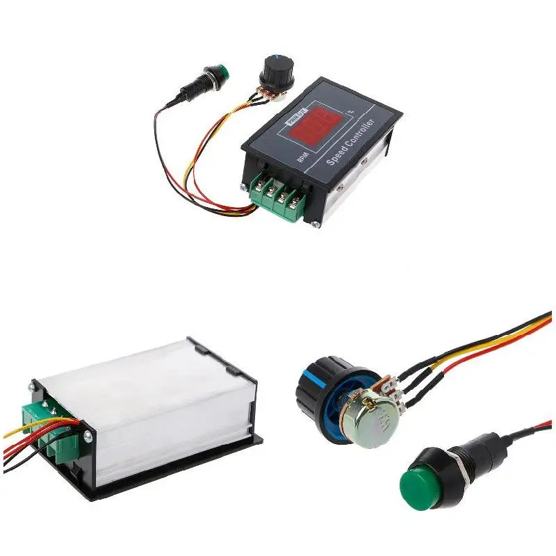 PWM 6-60V 30A цифровой регулятор скорости двигателя регулятор с цифровым дисплеем MF999