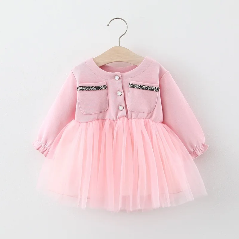 Платье для маленьких девочек; детская одежда; весна г