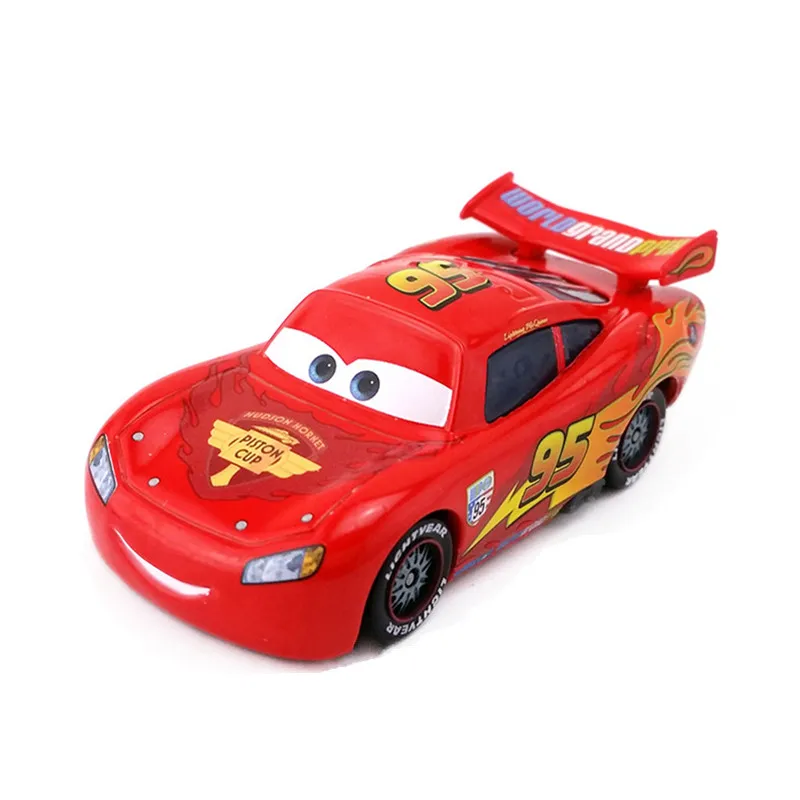 Автомобильный Дисней Pixar машина 3 Lightning McQueen джакон torm Mater 1:55 Diecat металлического сплава Модель автомобиля игрушки Chritma Детские футболки для мальчиков - Цвет: McQueen 2.0
