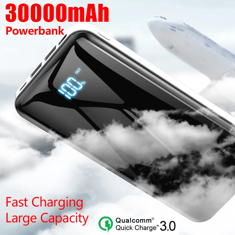 Портативное зарядное устройство USB Type C 30000 мАч|Внешние аккумуляторы| |