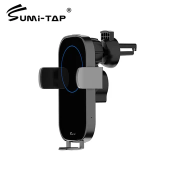 

Sumitap Wireless Charger Car Phone Holder 10W QI Sensor Automatic Clamping Air Vent Mount Universal Car Dashboard Cell GPS Stand