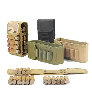 

Molle Tactical Molle 16 Round 12GA Gun Pouch Ammo Shells Shotgun Reload Magazine Pouches Ammo Bags Hunting Accessory