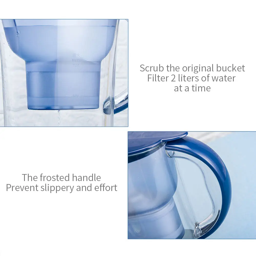 Trendy Household and Outdoor Dual Water Purification Jug 2.5L Brita