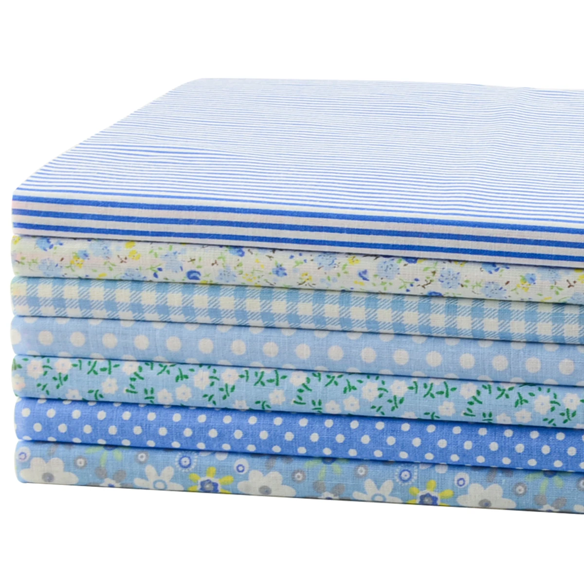7pcs 50cmx50cm 100% Cotton Fabric For Patchwork DIY Quilting Fat Quarter Tilda Doll