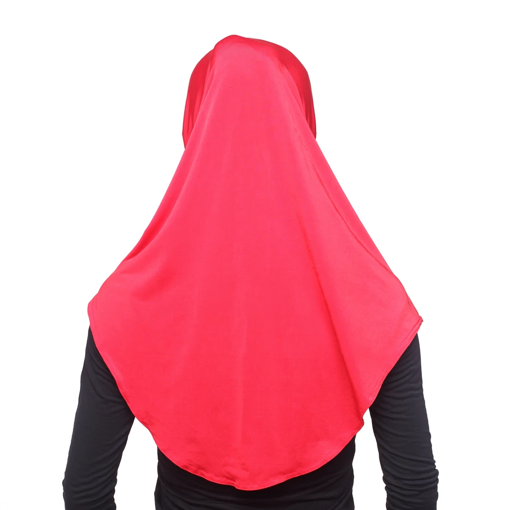 Красота мусульманский хиджаб исламский Тюрбан-Джерси Женский черный ниндзя подшарф шапки мгновенный головной шарф полное покрытие внутренние покрытия шапки