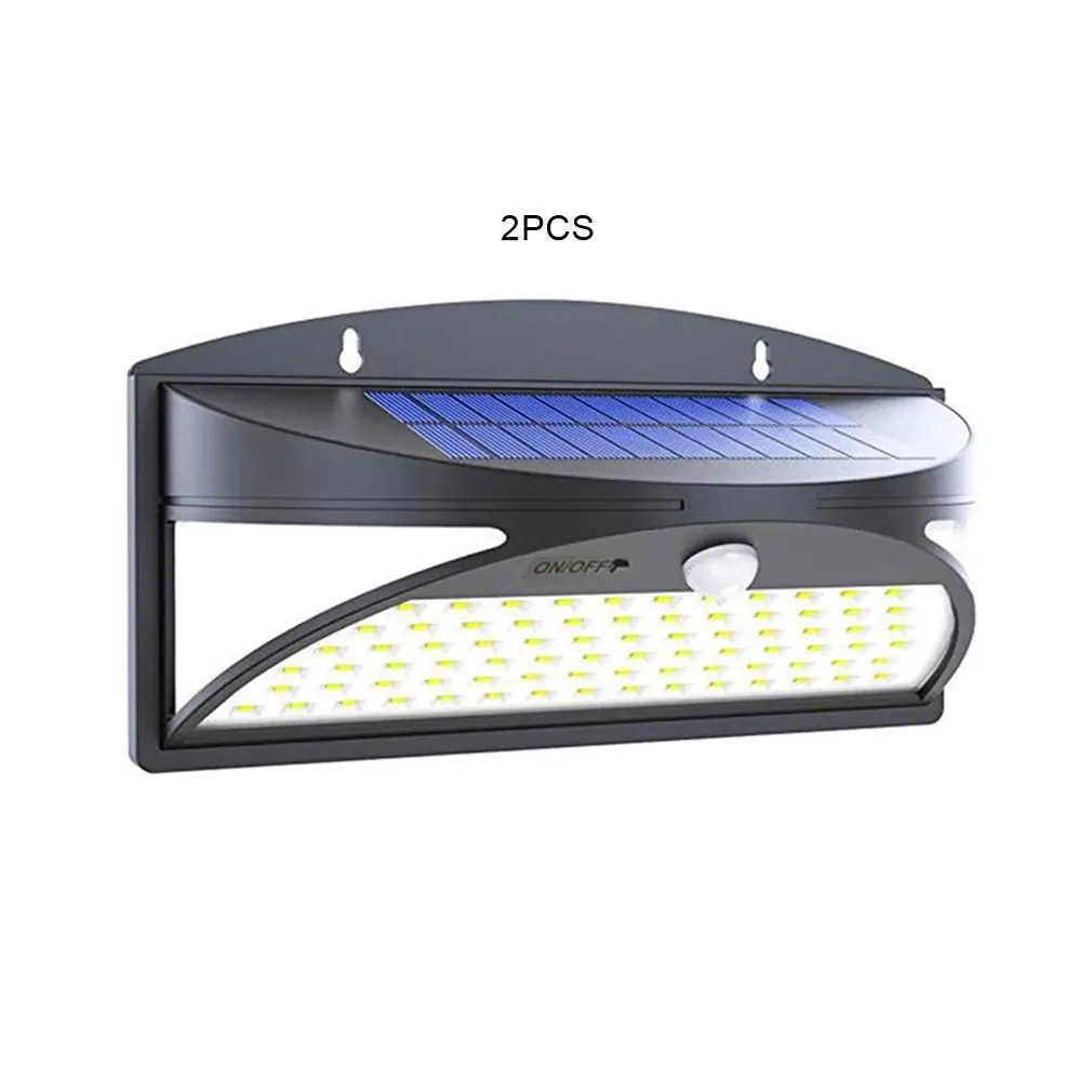 

2pcs Solar LED Induction Lights Streamlined Outdoor Wall Light Garden Led Infrared Sensor Switch High Performance Outdoor Light