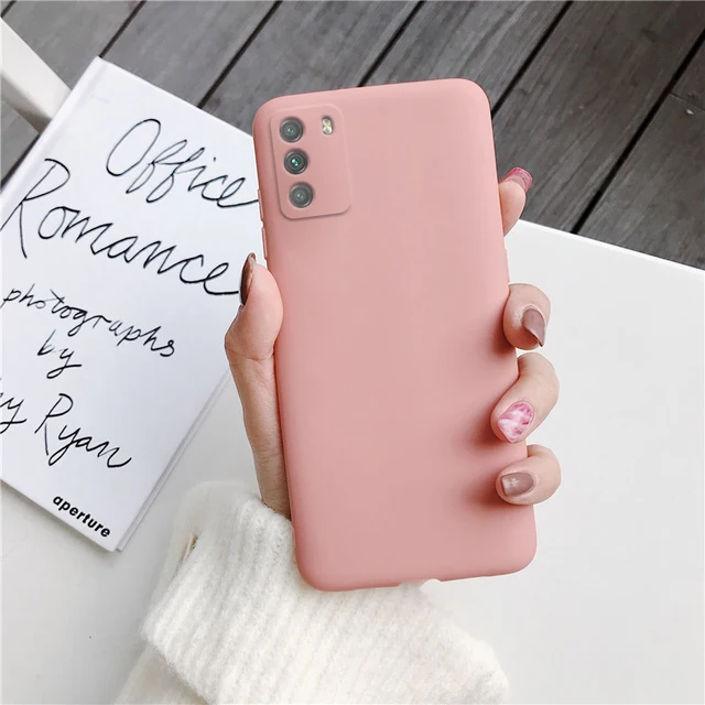 Candy Color Silicone Phone Case For Xiaomi Poco X3 Nfc M3 Pro F2 F3 GT C3 Pocophone F1 Global Matte Soft Tpu Back Fundas Cover Orange