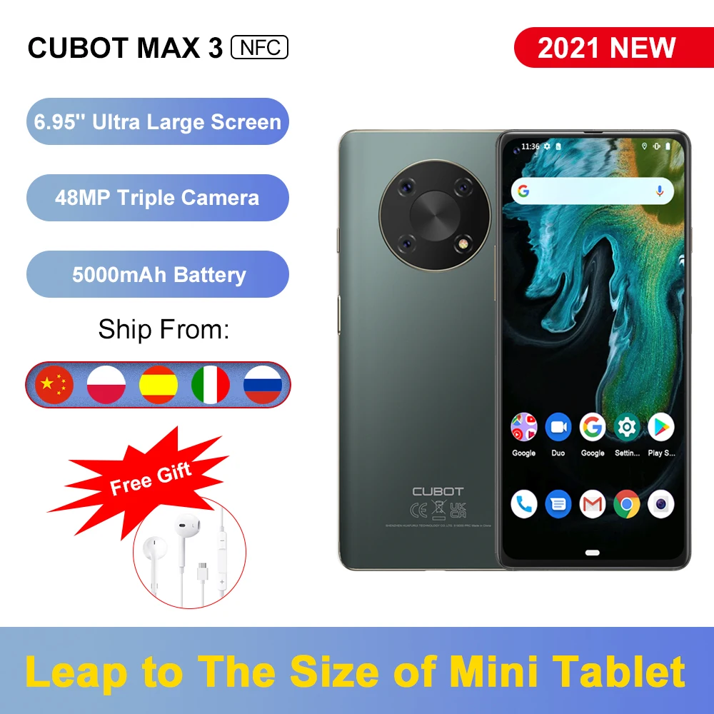 Cubot MAX 3 Smartphone 6.95 1
