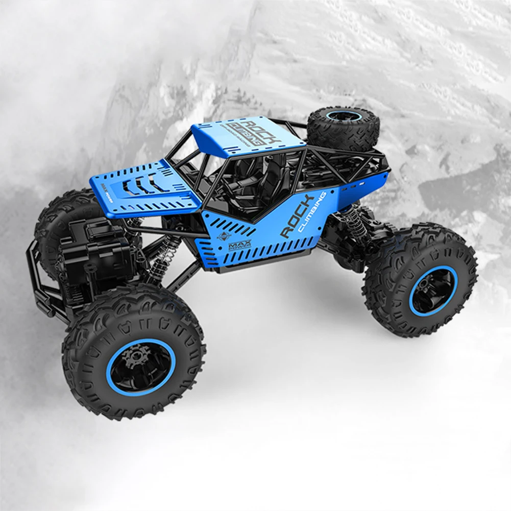 4WD автомобиль электрический детский подарок Детская игрушка ABS RC автомобиль анти-помехи гоночный внедорожник 12 MPH пульт дистанционного управления 1:16 масштаб грузовик - Цвет: Синий