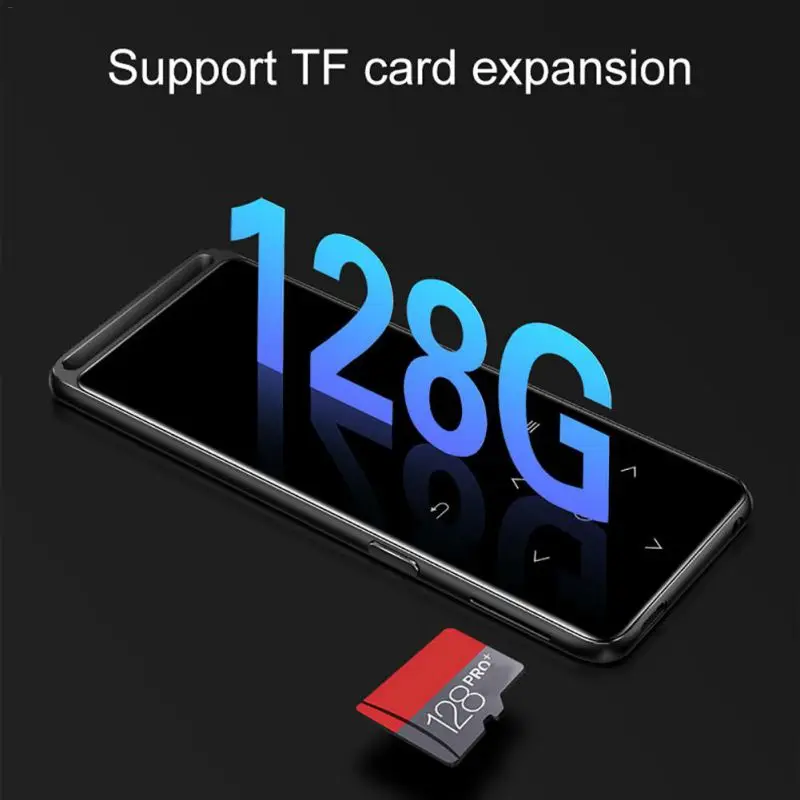 M6 Bluetooth 5.0 Lossless MP3 Player 16GB HiFi Portable Audio Walkman With FM Radio EBook Voice Recorder MP3 Music Player