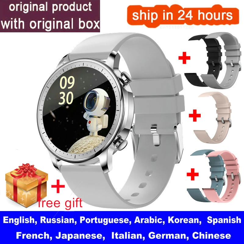 New V23 Smart Watch Women Men Full Screen Touch IP67 Waterproof Heart Rate Blood Monitor for iOS Android Sport Smartwatch 
