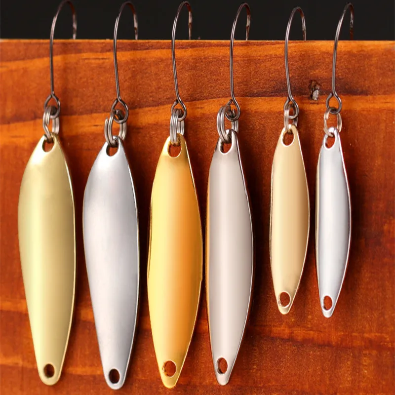 

1pcs Fake Bait Sequin Feather Hook Metal Snakehead Rod Sequin Classic Luya Sequin Spoon Sequin Bait 1G/2G/2.5G Fishing Tools