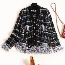 ##Special Price Womens New Arrival Sweaters Tassel Cardigan V-Neck England Style Single Breasted Women Tops Winter 2019 Knit Sweater Female ##Special Price Womens New Arrival Sweaters Tassel Cardigan V-Neck England Style Single Breasted Women Tops Winter 2019 Knit Sweater Female