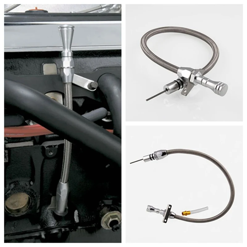 2 шт./компл. Нержавеющая сталь автомобиля трансмиссионного масла щуп авто двигатель масляный щуп для Chevrolet