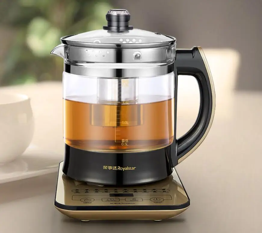Royalstar YSH20K 2L glass home Yogurt maker water cooker household electric kettle tea pot Tea Maker Smart Control Auto Shut-off