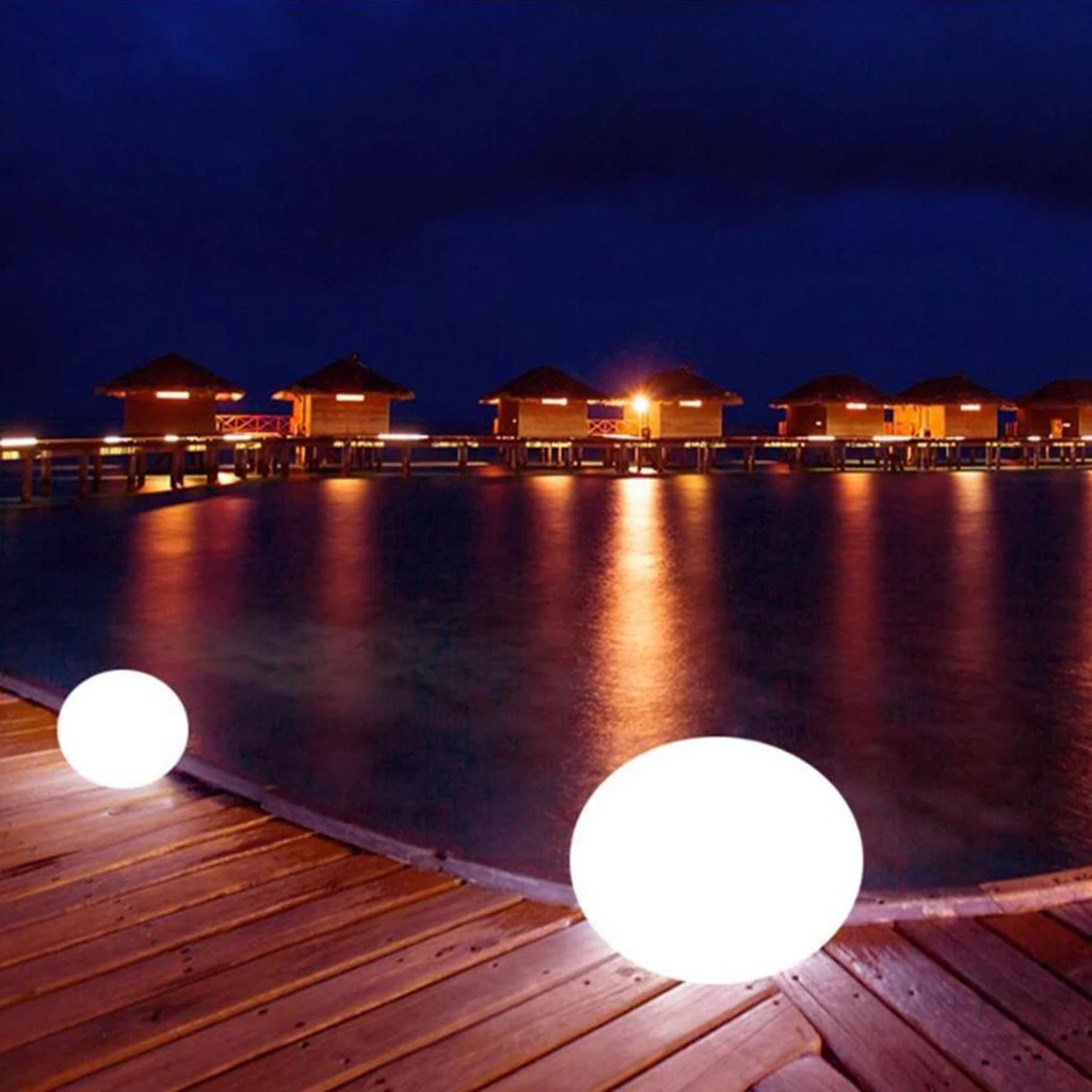 Inflatable Glowing LED Swimming Pool Beach Balls for Swimming Pool Home Garden Decoration Pools Accessories