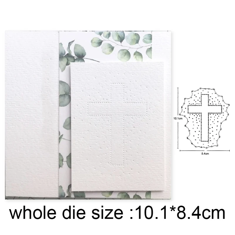 

2020 New Metal Dies Lace Cross Frame Cutting Dies Diy Scrapbooking Craft dies Embossing Dies Cut Album Card Making Stencils dies