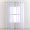 Solid White Window Screening Sheer Curtains for Living Room The Bedroom Modern Tulle Sheer Curtains Drapes Fabric Custom Made ► Photo 3/6