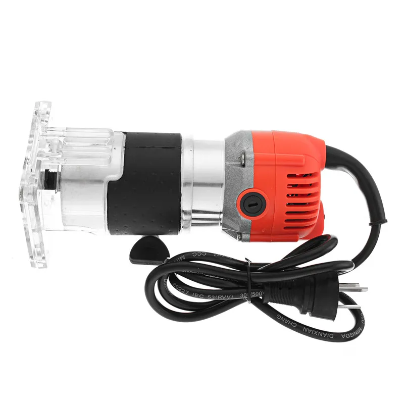 220V 800W 30000RPM Electric Hand Router Trimmer Wood 6.35mm 0.25 Inch Electric Trimmer Router Joiners Power Tools For Woodwork