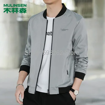 

Jacket men's jacket slim youth four-sided elastic collar jacket