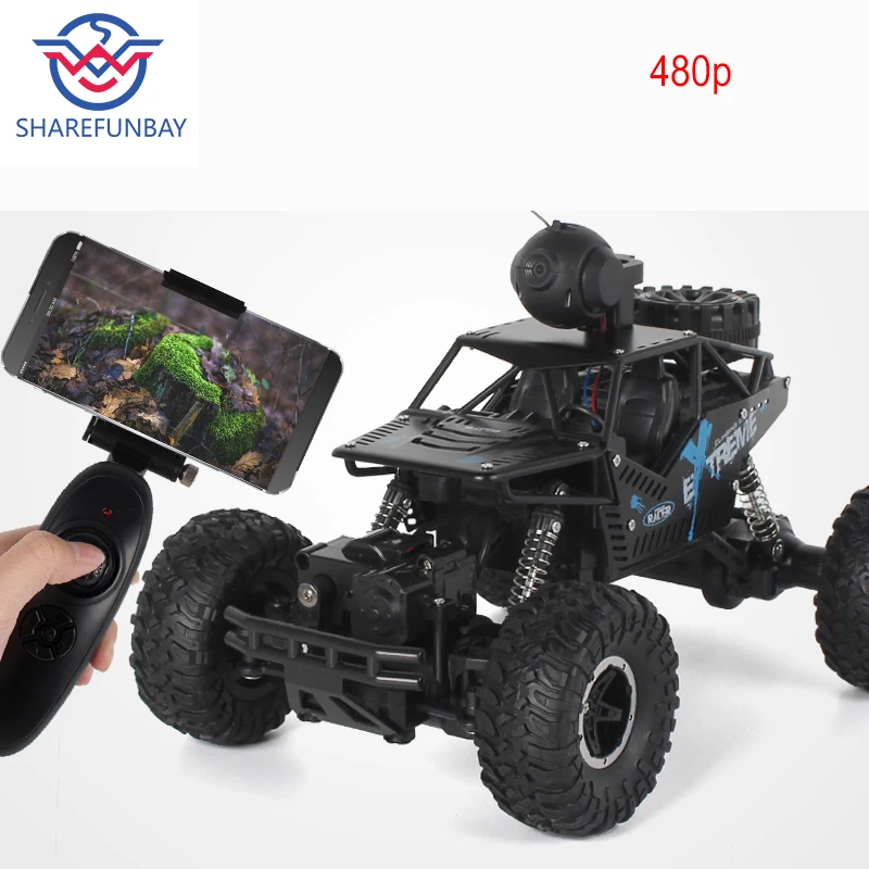 1:16 4WD RC Car Updated Version HD Camera 2.4G Radio Control Toys Buggy 2020 High speed Trucks Off-Road | Игрушки и хобби