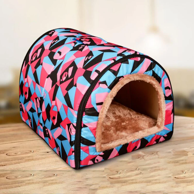 

Breathable Soft Cotton Dog Cat Mat Foldable Washable Warm Dog Cat Bed For Small Medium Dogs Dog Cat House Drop Shipping