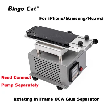 

Universal Rotating Heating Plate Separator OCA LCD Glue Cleaning Machine For Samsung Edge iPhone Screen Seperating Repair