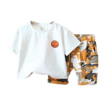 

New Summer Baby Girls Clothes Suits Children Boys Cotton T Shirt Shorts 2Pcs/sets Toddler Fashion Costume Infant Kids Tracksuits