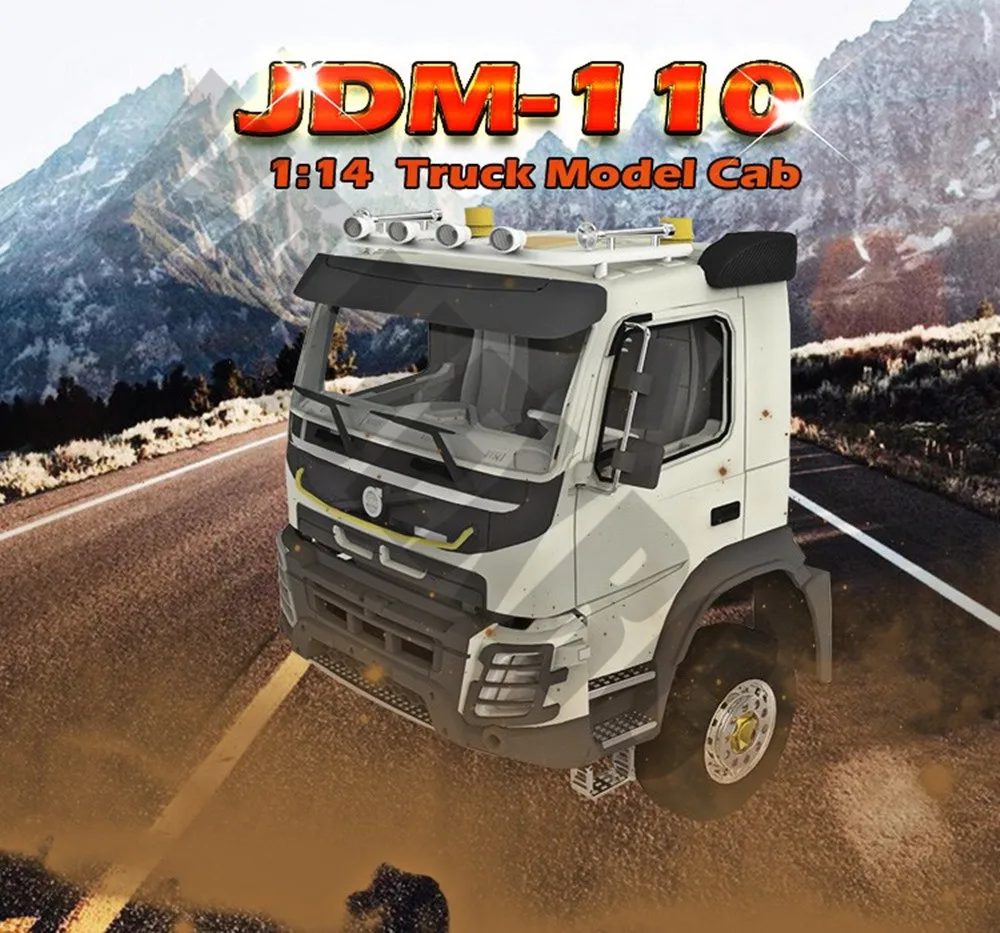 

1/14 Truck Model Cab Diy Kit for 1/14 T Remote Control Truck