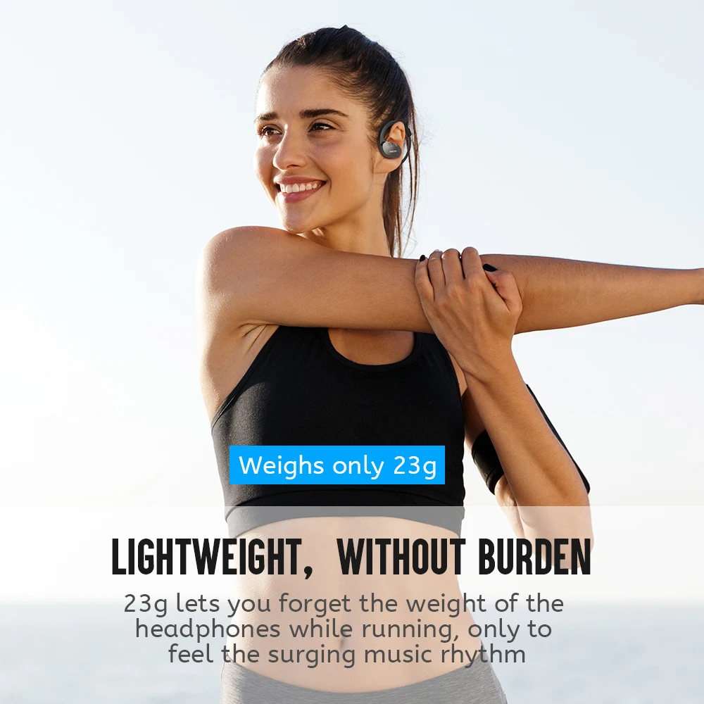 Ceny Dacom Armor sportowiec wodoodporne bieganie sportowe słuchawki bezprzewodowe słuchawki Bluetooth słuchawki słuchawki douszne z mikrofon do zestawu głośnomówiącego