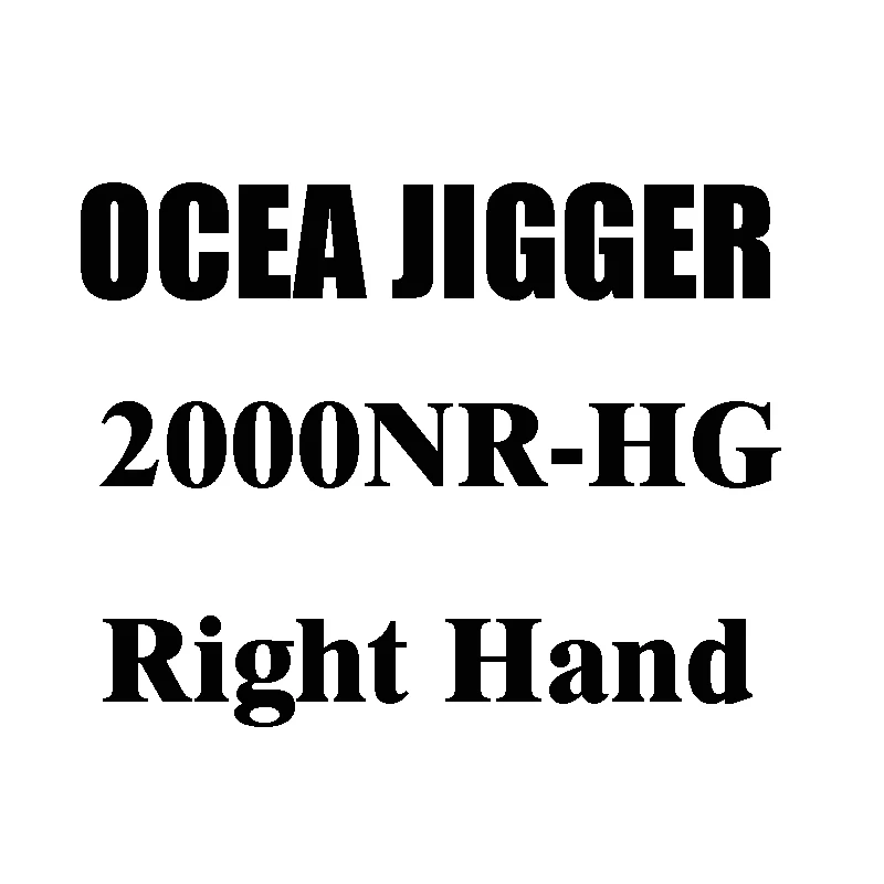 Оригинальное SHIMANO рыболовное колесо OCEA JIGGER приманка литье спиннинговая Катушка 8+ 1BB профессиональная Рыболовная Снасть linewheel - Цвет: 2000NR-HG