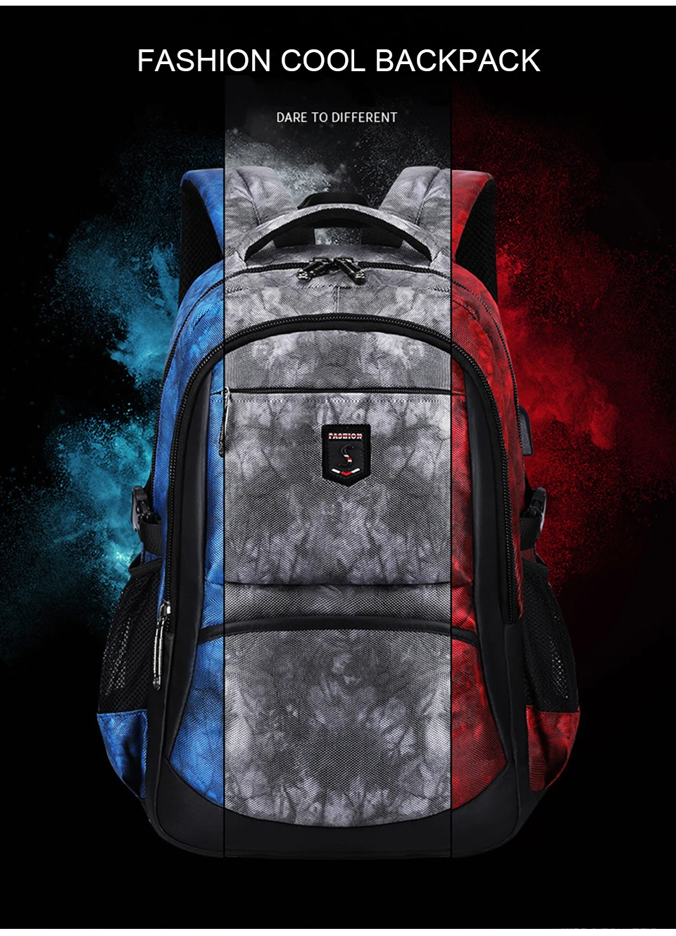 Women Backpack Student Bagpack Female College University School Laptop Bag Men Waterproof USB Charging Notebook Male Bags Pack (2)