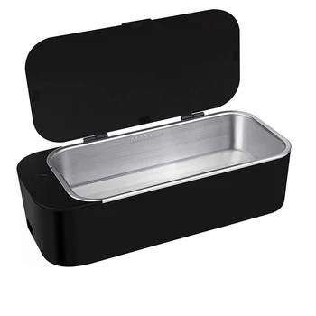 

Cleaning Machine Ultrasonic Jewelry Cleaner 450Ml 42KHz for Jewelry Glasses Makeup Brush Coins Razors Cleaner-US Plug