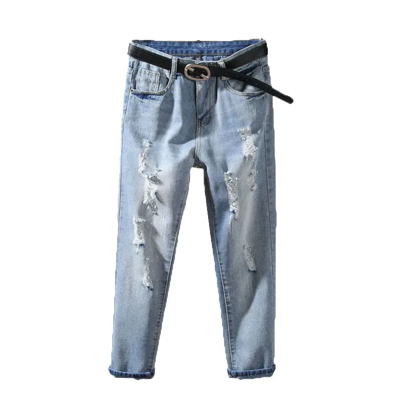 Cheap wholesale new Spring Summer Autumn Hot selling women's fashion casual Denim Pants FP25301