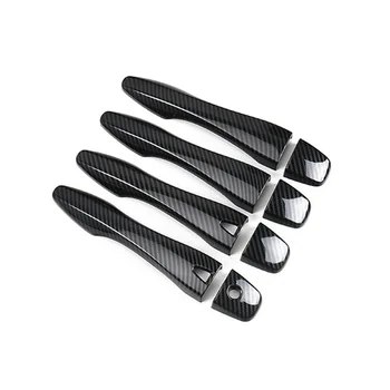 

For Nissan Altima 16-18 Carbon Fiber ABS Car Door Handle Replacement Cover Trim