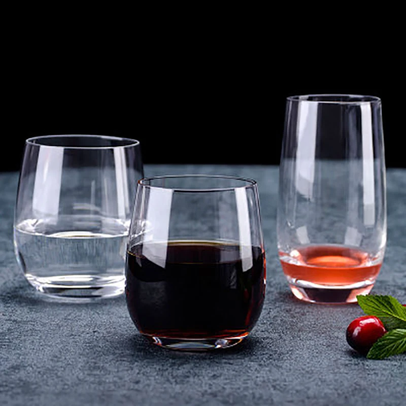Высококачественная Хрустальная плоская Нижняя стеклянная чашка для виски, бокал для вина, бокал для коктейля, бокал для вина, домашний бар, отель, посуда для напитков