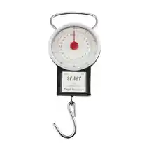 22kg/50lb Portable Hanging Scale Balance Fish Hook Weighing Balance Kitchen With Measuring Tape Measure Fishing Scales