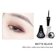 1 шт., жидкая подводка для глаз, карандаш, Черная Подводка для глаз, стойкая, водостойкая, макияж, профессиональные подводки для глаз, Косметика для макияжа, TSLM1