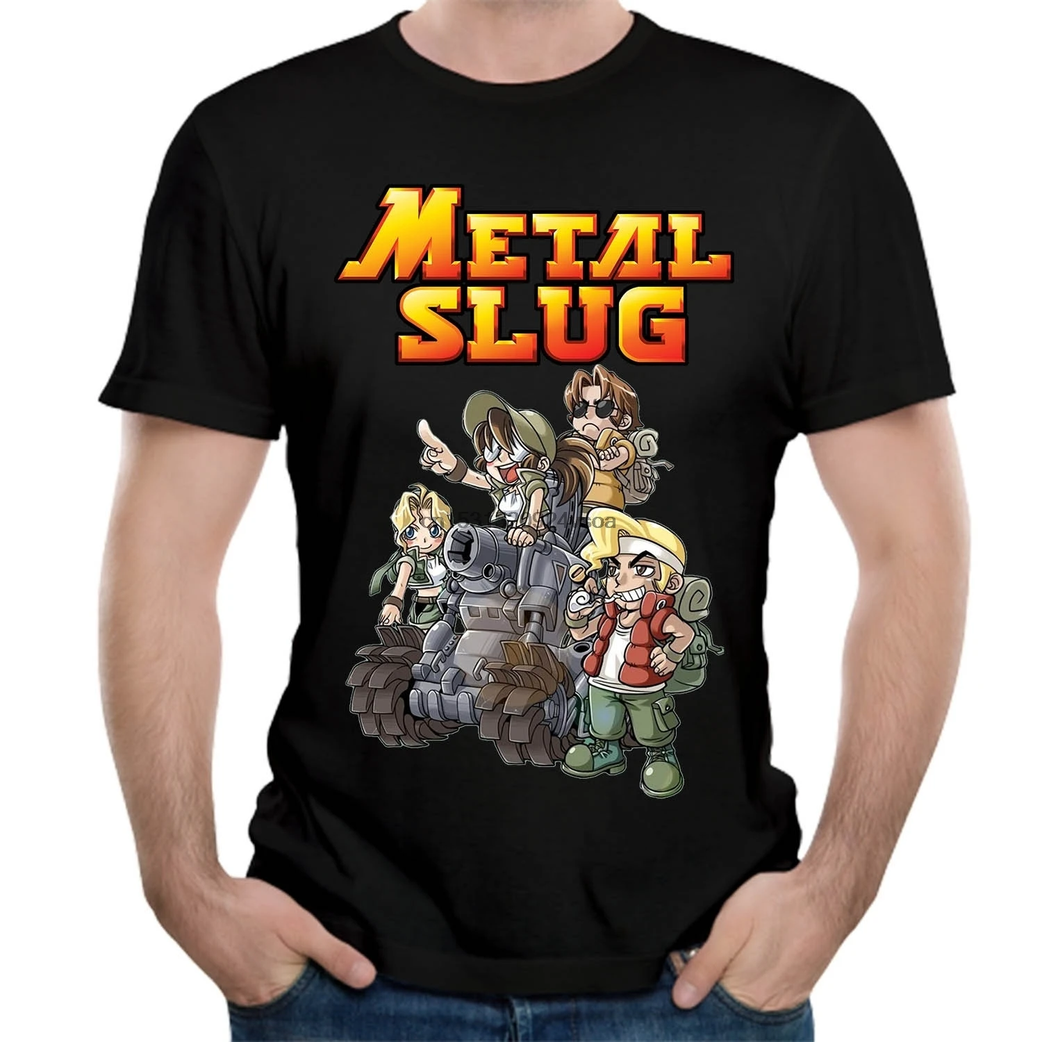 Футболка SNK Playmore Metal Slug винтажная игровая футболка на заказ Graphic Homme |