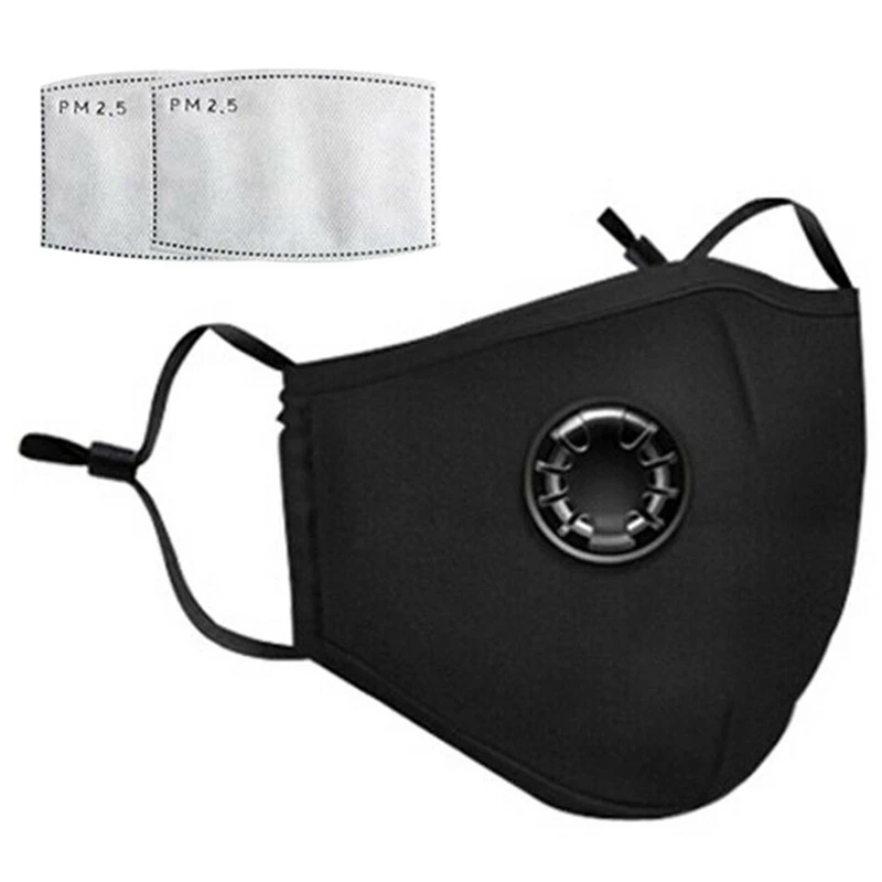 

Anti Pollution PM2.5 Mouth Mask Dust Respirator Washable Reusable Masks Cotton Unisex Mouth Muffle for Allergy/Travel
