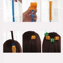 18 шт./45 см Длинные Волшебные волосы ролик Волшебные волосы бигуди спиральные кудри ролик волшебный ролик magic curle