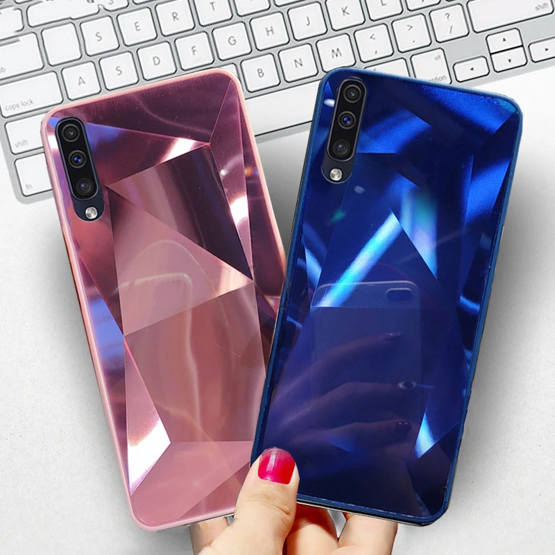 Зеркальный чехол для samsung A70 A50 A10 A30 A20 мягкие чехлы для Galaxy A6 A8 плюс S8 S9 S10 плюс S10e Примечание 10 8 9 чехол