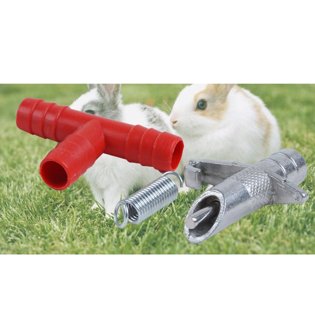 100 Nipple Waterer Drinkers Rabbit Guinea Pig Ferret Rat Mouse Feeder