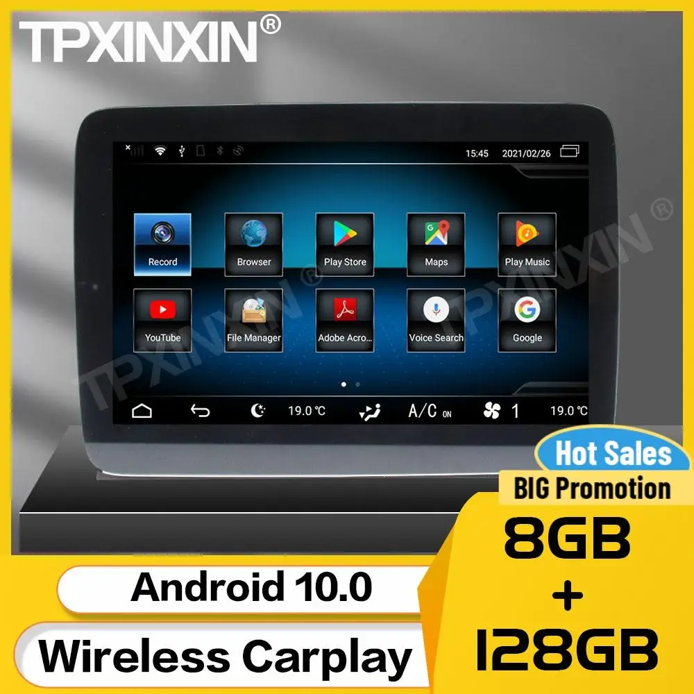 

8+128G Car Multimedia Stereo Receiver Android 10 For Mercedes Benz ML 2012 2013 2014 2015 2016 GPS IPS Vide Radio AudioHead Unit
