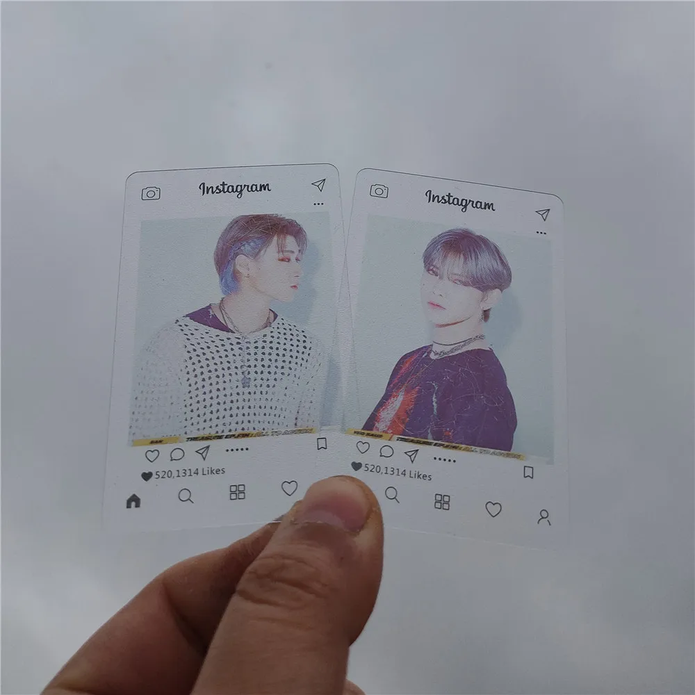 8 шт./компл. Kpop Ateez INS прозрачная карта ПВХ Фотокарта ЛОМО карта для фанатов Коллекционная открытка фотоальбом Kpop ATEEZ периферийная